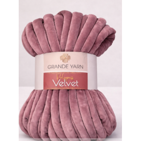 POLYPUFF VELVET/КАДИФЕ-ПЕПЕЛ ОТ РОЗИ