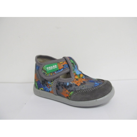 Детски ортопедични пантофи TODOR Crazy dino 21/30