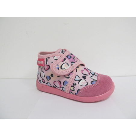 Детски ортопедични пантофи TODOR Pink hearts