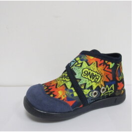 Детски ортопедични пантофи TODOR Blue crazy dino II 21/29