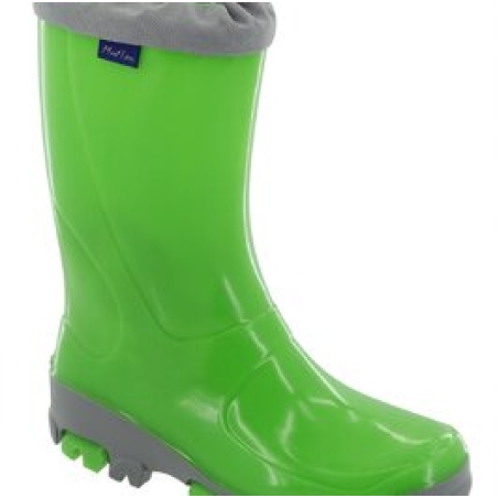 Детски гумени ботуши MUFLON neon green