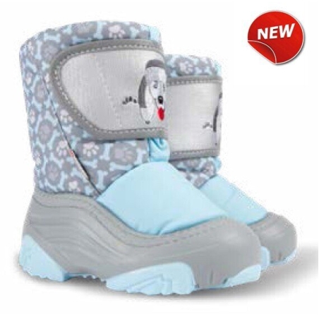Детски апрески DEMAR DOGGY Paws Blue с естествена вълна