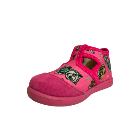 Детски ортопедични пантофи TODOR Dark pink Paw