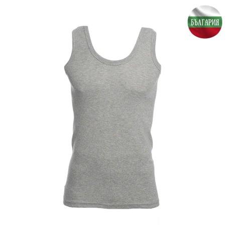 Мъжки потник - Рипс - Сив - 2ХL - 060265