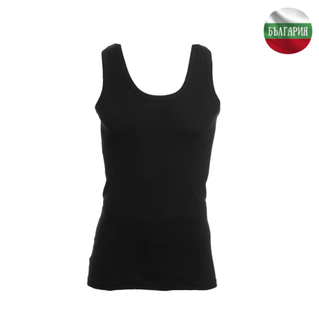 Мъжки потник - Рипс - Черен - 2ХL - 060275