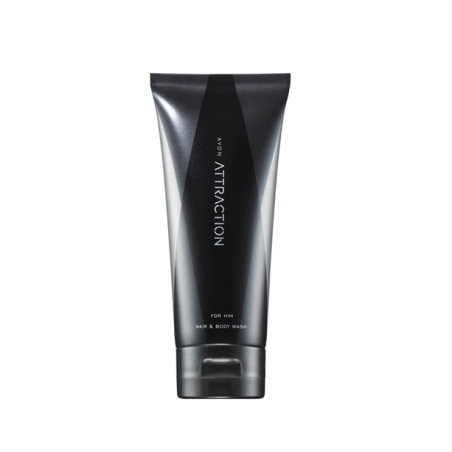 Душ гел за коса и тяло Avon Attraction за Него