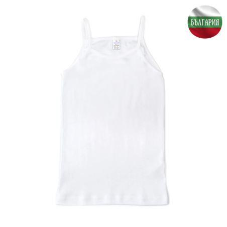 Детски корсаж с ластик - Рипс - Бял -32 - 060141