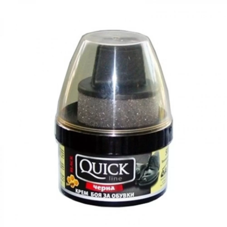 БОЯ ЗА ОБУВКИ QUICK ЧЕРНА, 50 МЛ