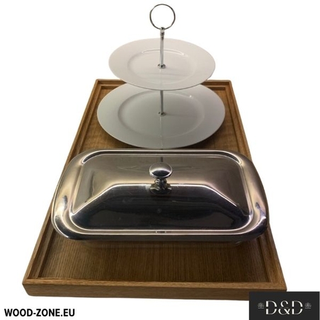 Дървени подноси с височина на борда 34 мм