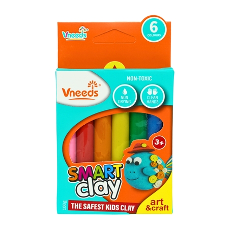 Пластилин Vneeds 6 цвята