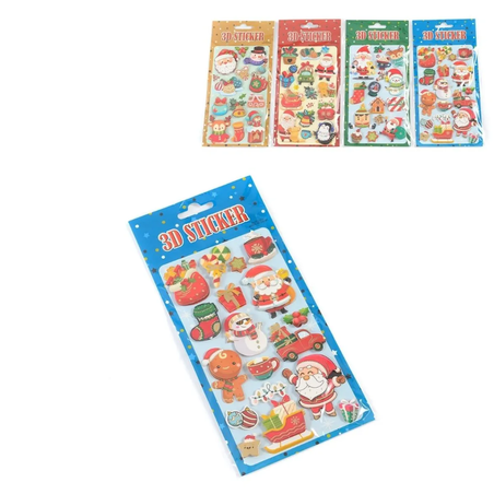 Коледни 3Д стикери
