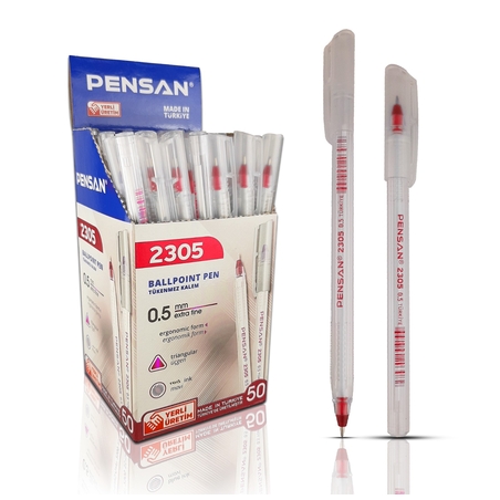 Химикалка Pensan 2305 / 0.5 мм. Червен