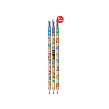 Моливи Fatih Monster с гума 2B