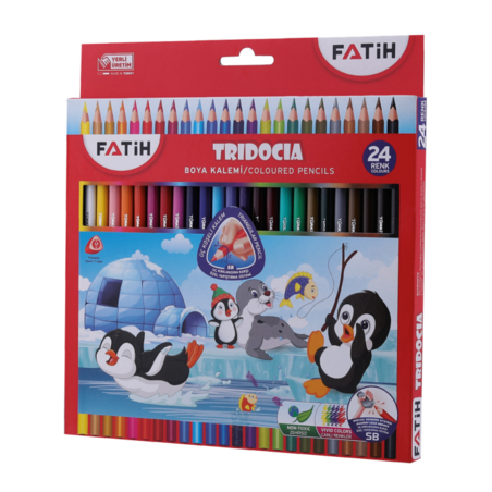 Цветни моливи Fatih Tridocia 24 цвята