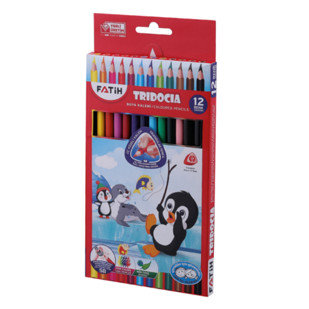Цветни моливи Fatih Tridocia 12 цвята