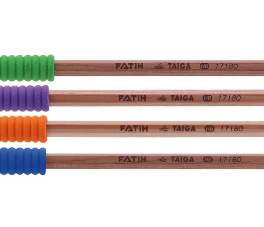 Дървен молив Fatih Taiga Natural 17180 с гума