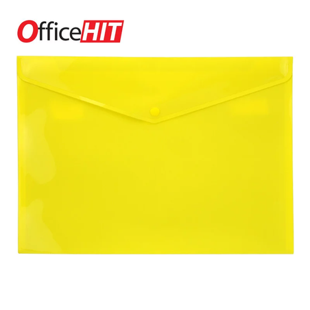 Папка с копче А4+ 36х26 Жълта