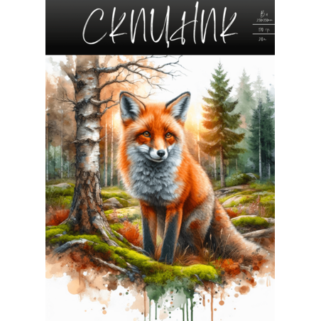 Скицник Б4+ 20 листа 170гр.