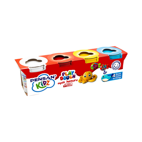 Моделин Pensan 4 цв. 600гр.