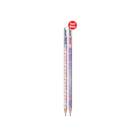 Моливи Fatih Princess с гума 2B