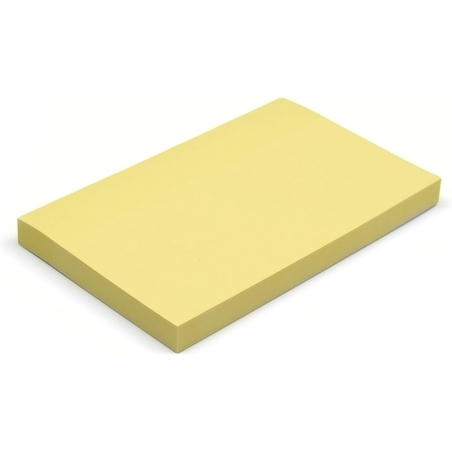 Самозалепващи листа пастел, 127х76 мм Жълти 100л.