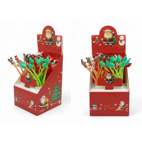 Силиконова коледна химикалка C011