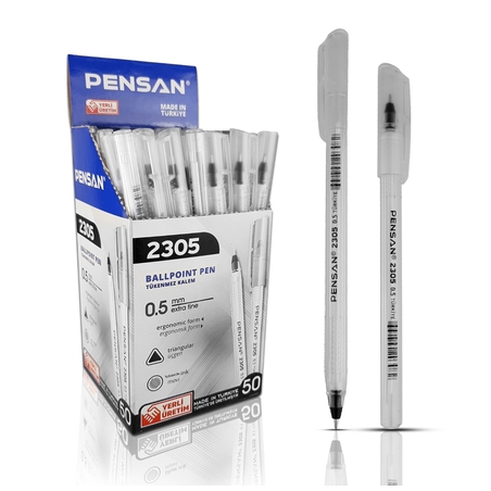 Химикалка Pensan 2305 / 0.5 мм. Черен