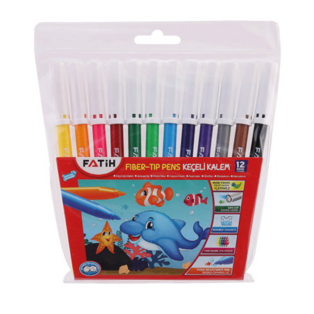 Флумастери Fatih 12 цвята