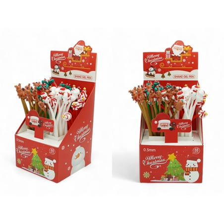 Силиконова коледна химикалка C010