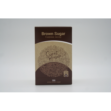 Brown sugar 3,5 g. (150 pcs.)