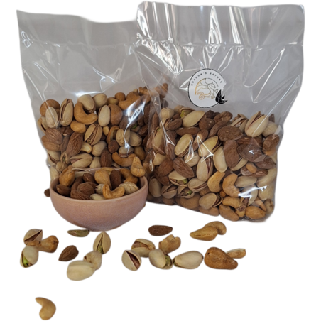 Печен микс - Бадем, Кашу, Шамфъстък (със сол)