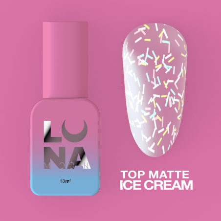 Топ лак Ice crem Matte