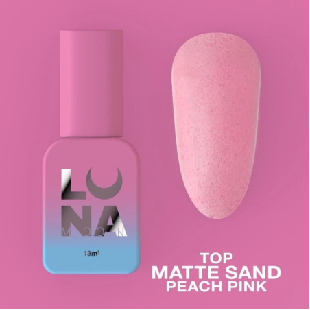 Топ лак Matte Sand Peach Pink