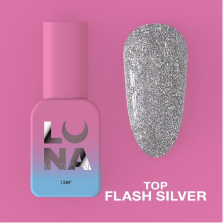 Топ лак Flash Silver