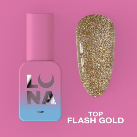 Топ лак Flash Gold