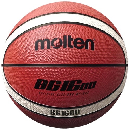 Баскетболна топка Molten B6G1600, Гумена, Размер 6
