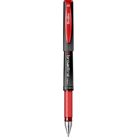 Гел химикал Scrikss Broadline Roller Gel pen, Червен