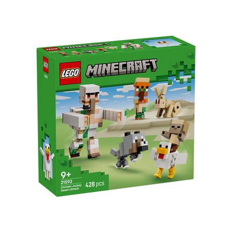 LEGO® Minecraft 21592 - Пустинната атака на жокея на пилета
