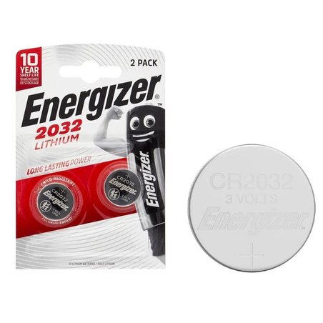 Литиева батерия Energizer - 2032 3V, 2 бр.,