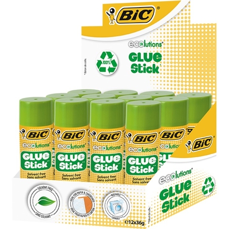 Сухо лепило BIC ECO, 36 гр