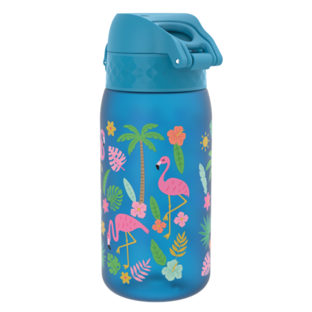 Бут. за вода Ion8 Print, рециклирана пластмаса, 350ml, Flamingos