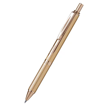 Ролер Pentel BL407 0.7 мм златен + кутия