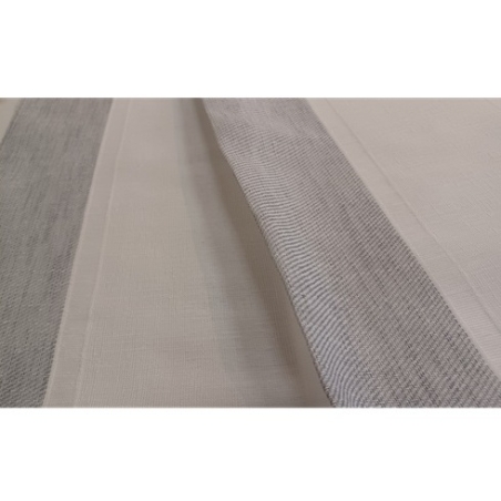 Тънко перде на райе TERRAL GRIS