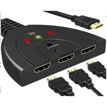 3IN1 HDMI СПЛИТЕР 50CM (250)