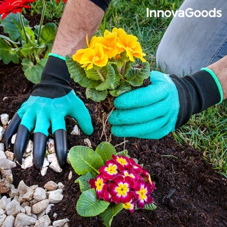 Градинарски Ръкавици с Нокти за Разкопаване InnovaGoods