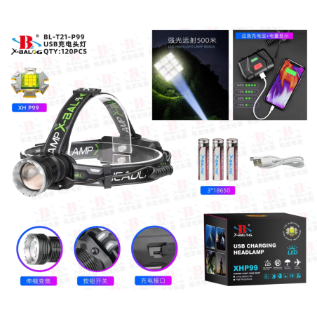 Leader bailong led xhp99 powerbank zoom