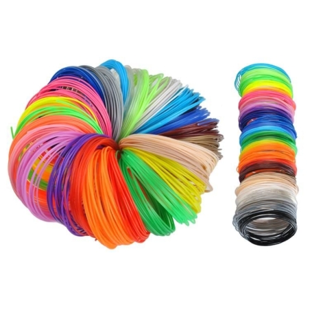 PLA 3D филаменти - комплект 30бр х 5м