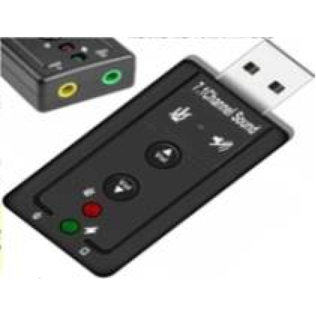 Звукова карта usb 7.1 микрофон жак за слушалки