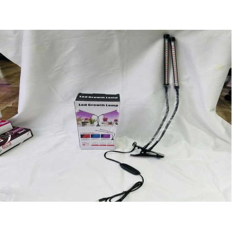 2x лампа за растеж на растения 40 led таймер usb клип