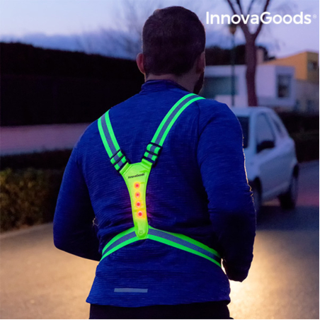 Светлоотразителни Колани с LED за Спортисти InnovaGoods